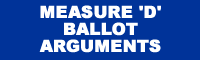 Wildomar Ballot Arguments Measure D